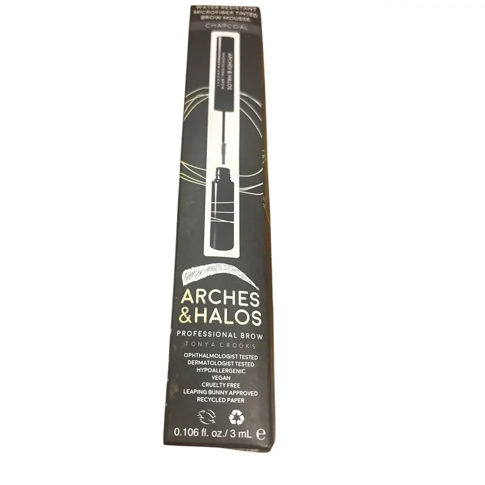 Arches Halos Professional Tinted Brow‎ Mousse Charcoal Water Resistant Vegan